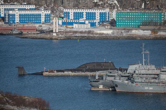 Рабочая поездка С. Шойгу на Северный флот