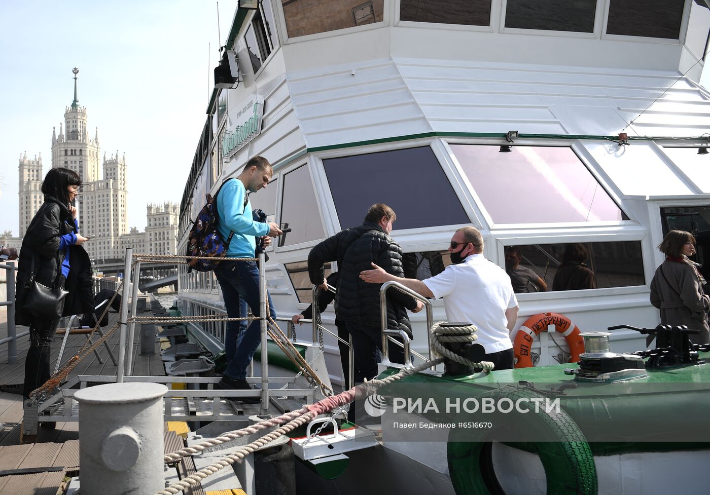 Открытие пассажирской навигации на Москве-реке