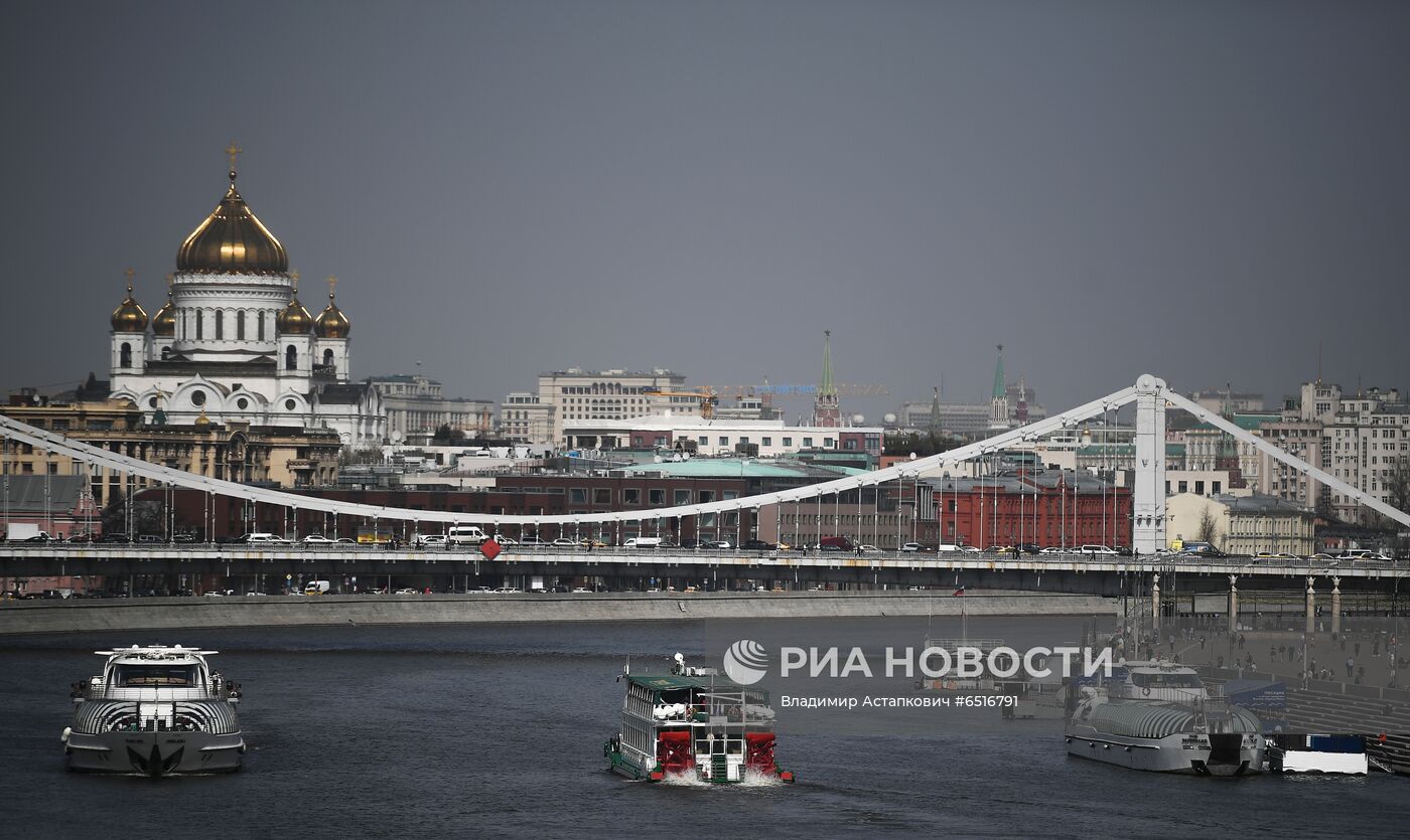 Открытие пассажирской навигации на Москве-реке