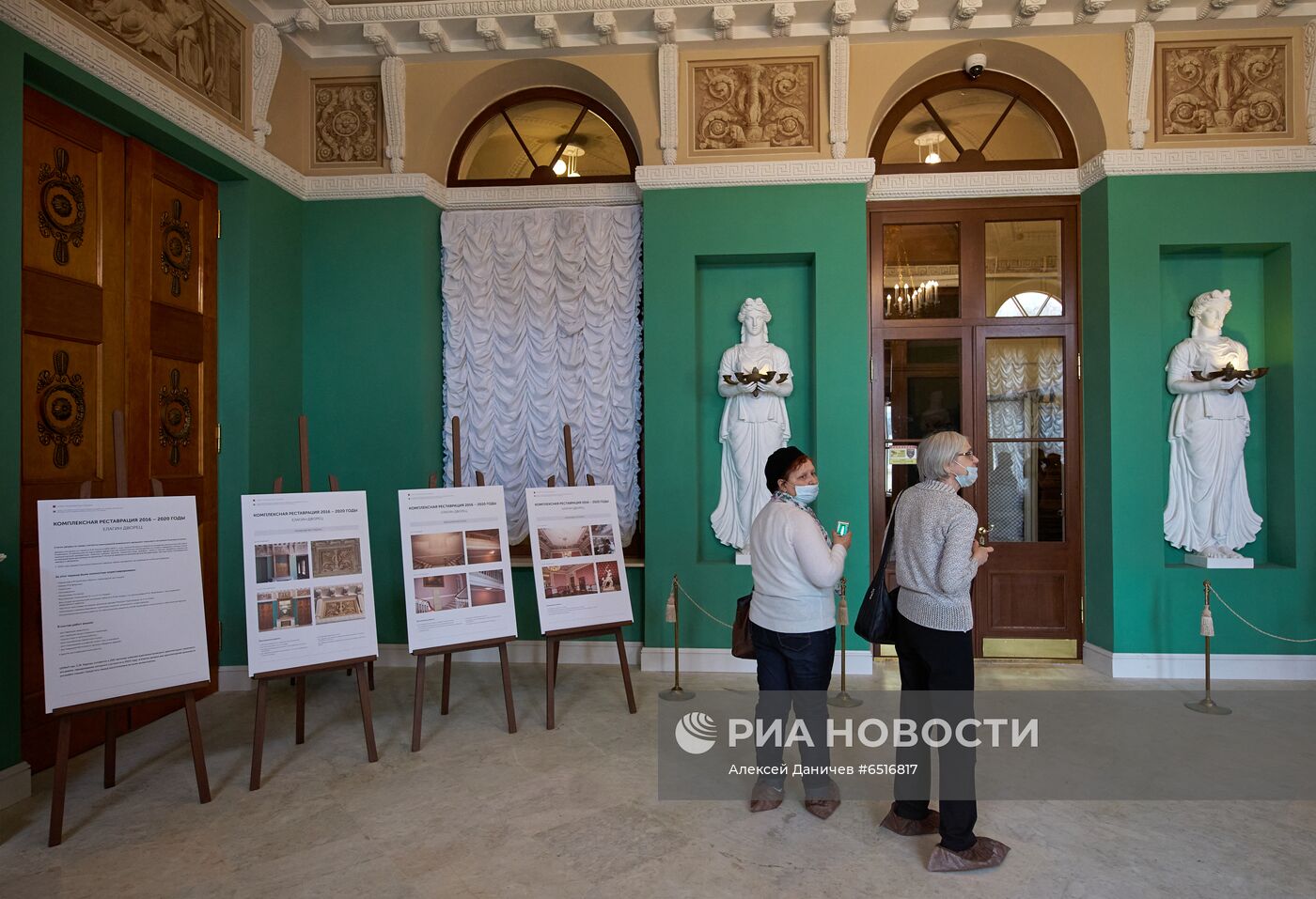 Открытие Елагиного дворца после реставрации в Санкт-Петербурге