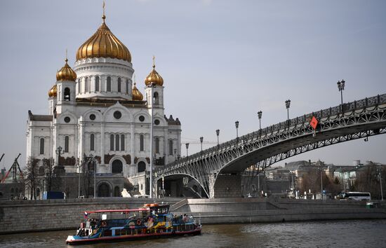 Открытие пассажирской навигации на Москве-реке