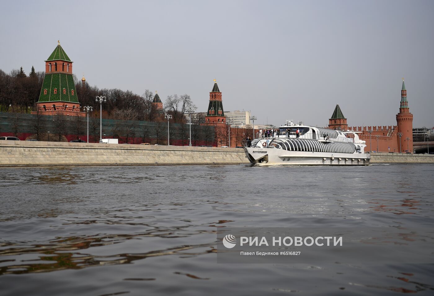 Открытие пассажирской навигации на Москве-реке