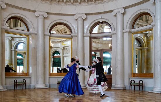 Открытие Елагиного дворца после реставрации в Санкт-Петербурге