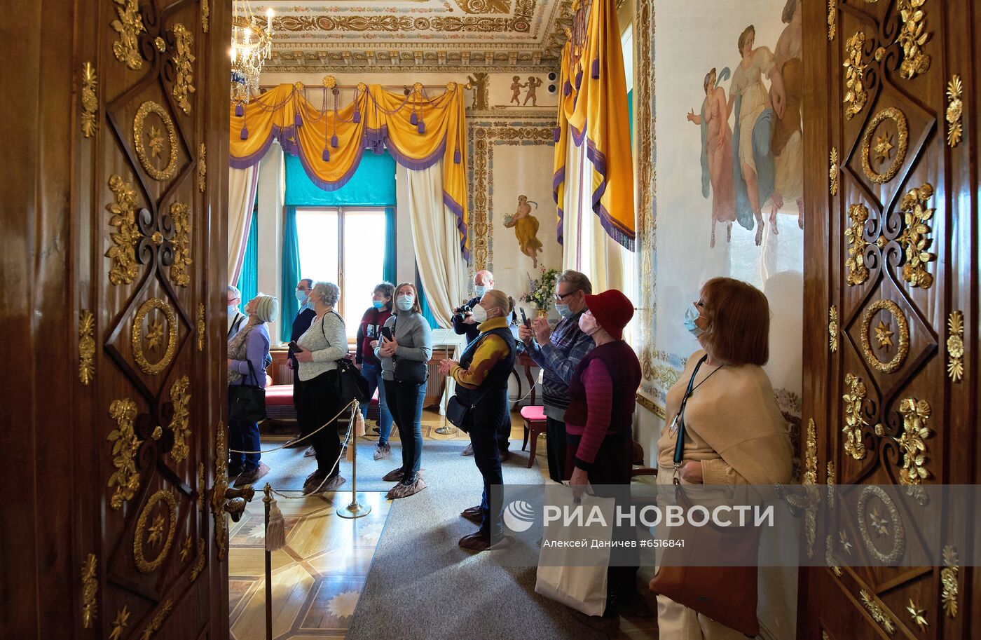 Открытие Елагиного дворца после реставрации в Санкт-Петербурге