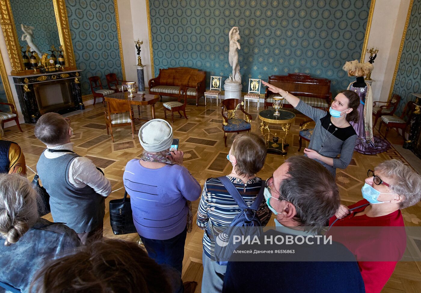 Открытие Елагиного дворца после реставрации в Санкт-Петербурге