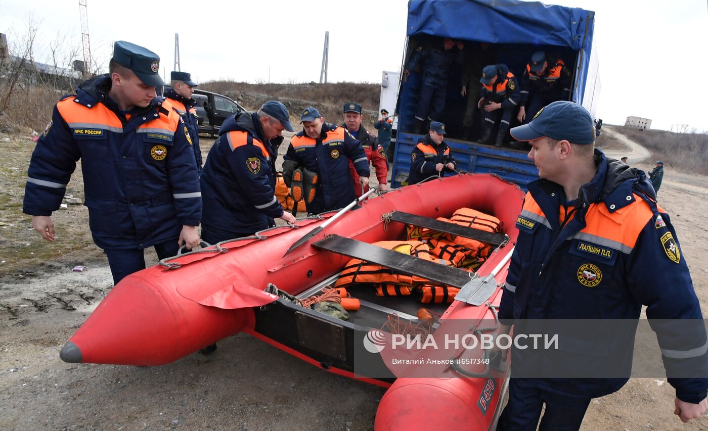 Учения по ликвидации последствий паводков