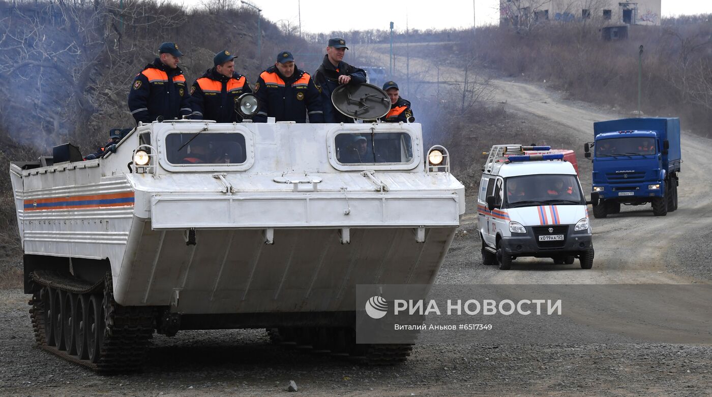 Учения по ликвидации последствий паводков