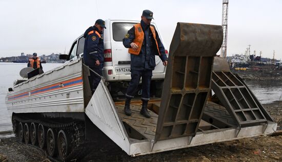 Учения по ликвидации последствий паводков