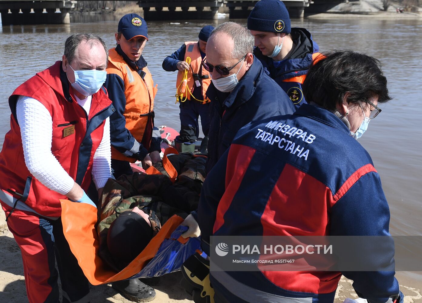 Учения по ликвидации последствий паводков