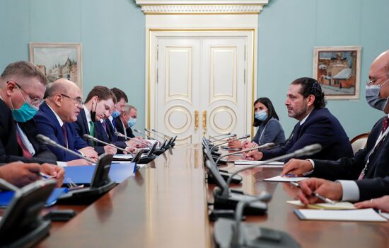 Премьер-министр РФ М. Мишустин встретился с премьер-министром Ливана С. Харири