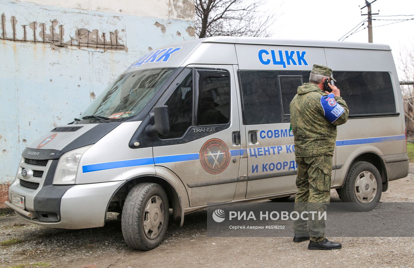 Последствия обстрела в Донецке