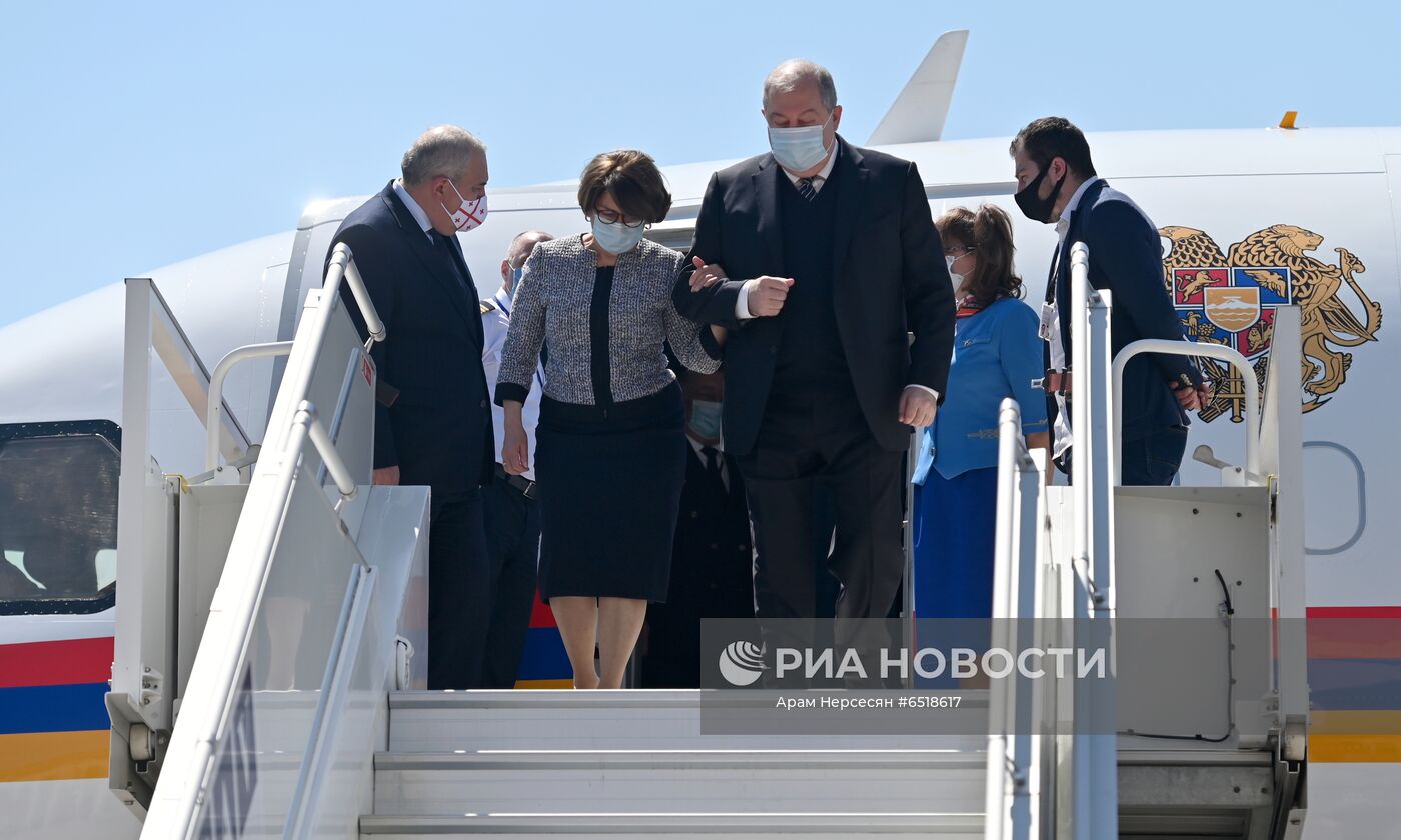 Визит президента Армении А. Саркисяна в Грузию