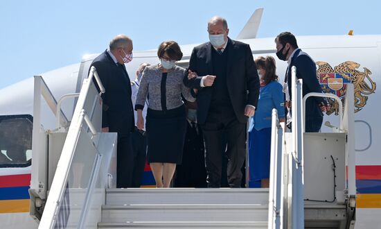 Визит президента Армении А. Саркисяна в Грузию