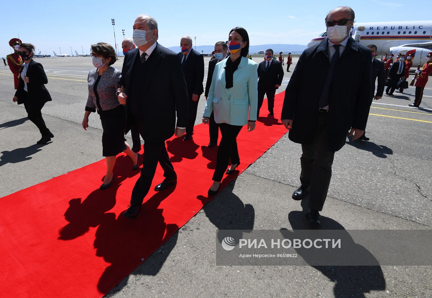 Визит президента Армении А. Саркисяна в Грузию