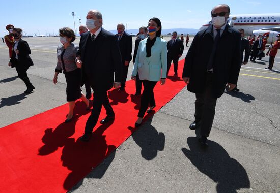 Визит президента Армении А. Саркисяна в Грузию