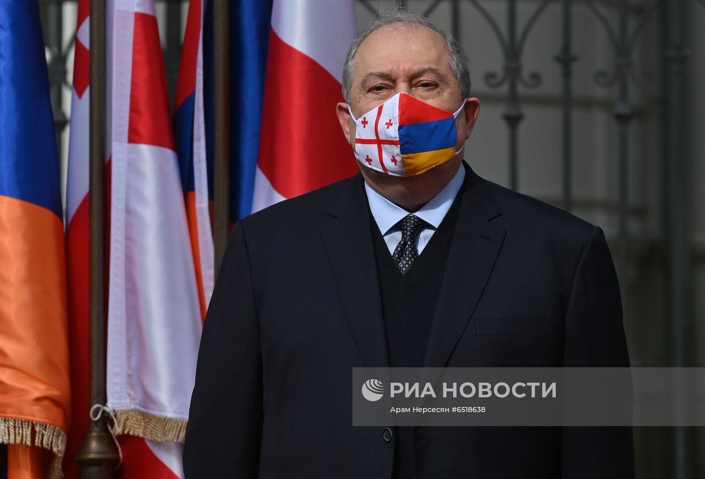 Визит президента Армении А. Саркисяна в Грузию