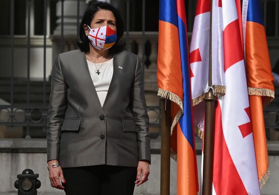 Визит президента Армении А. Саркисяна в Грузию