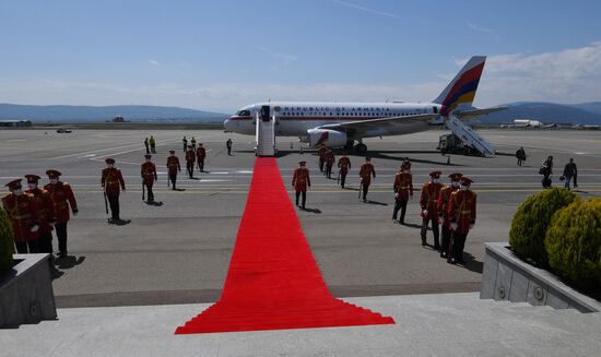 Визит президента Армении А. Саркисяна в Грузию