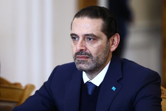 Встреча С. Лаврова с премьер-министром Ливана С. Харири