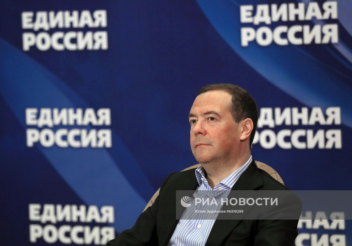 Встреча председателя ЕР,  зампредседателя Совбеза РФ Д. Медведева с молодыми кандидатами на выборы в Госдуму РФ