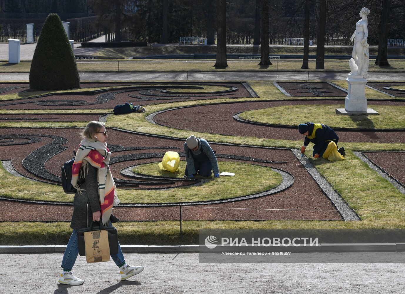 Подготовка к открытию летнего сезона в Царском селе