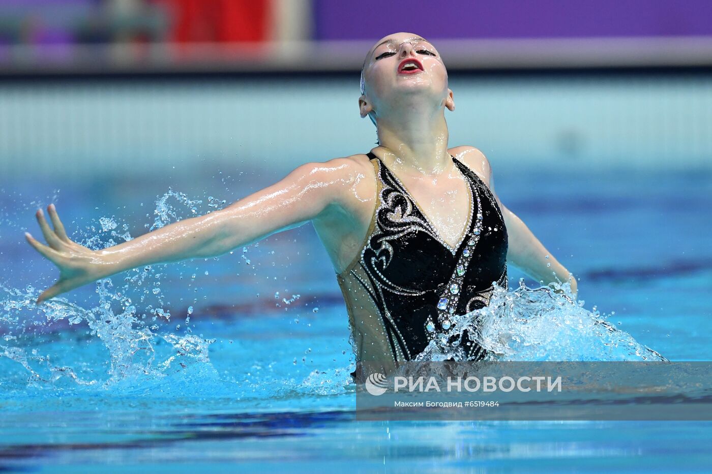 Синхронное плавание. III этап Мировой серии FINA. Соло. Техническая программа