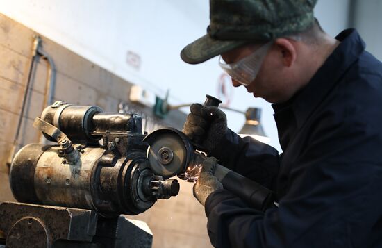 Восстановление танка Т-34 в Новороссийске