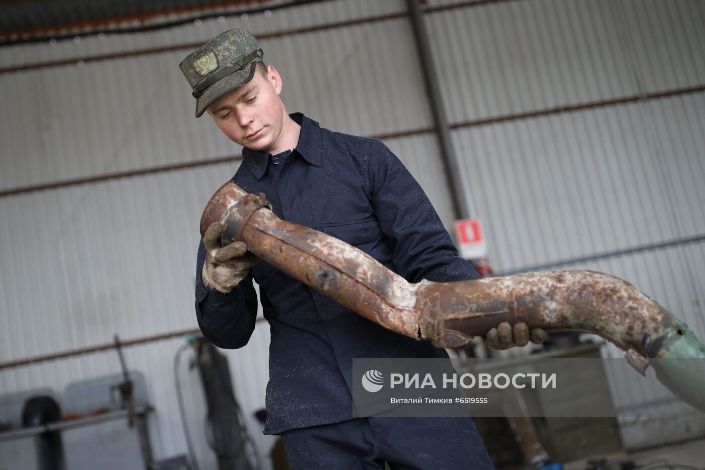 Восстановление танка Т-34 в Новороссийске