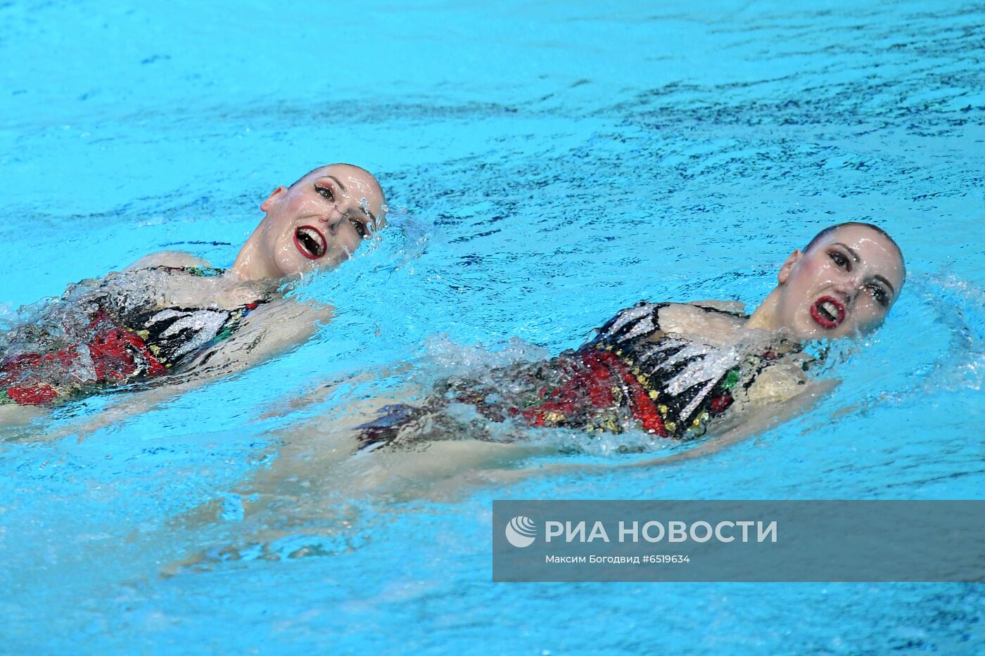 Синхронное плавание. III этап Мировой серии FINA. Дуэт. Техническая программа