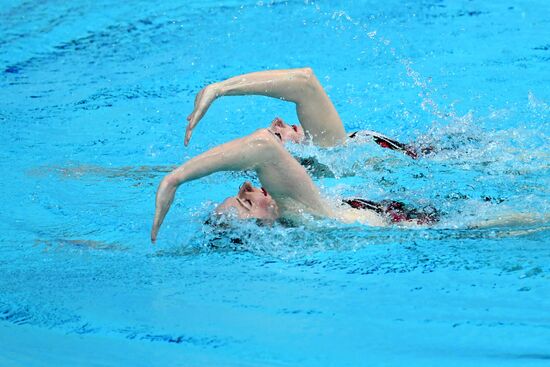 Синхронное плавание. III этап Мировой серии FINA. Дуэт. Техническая программа