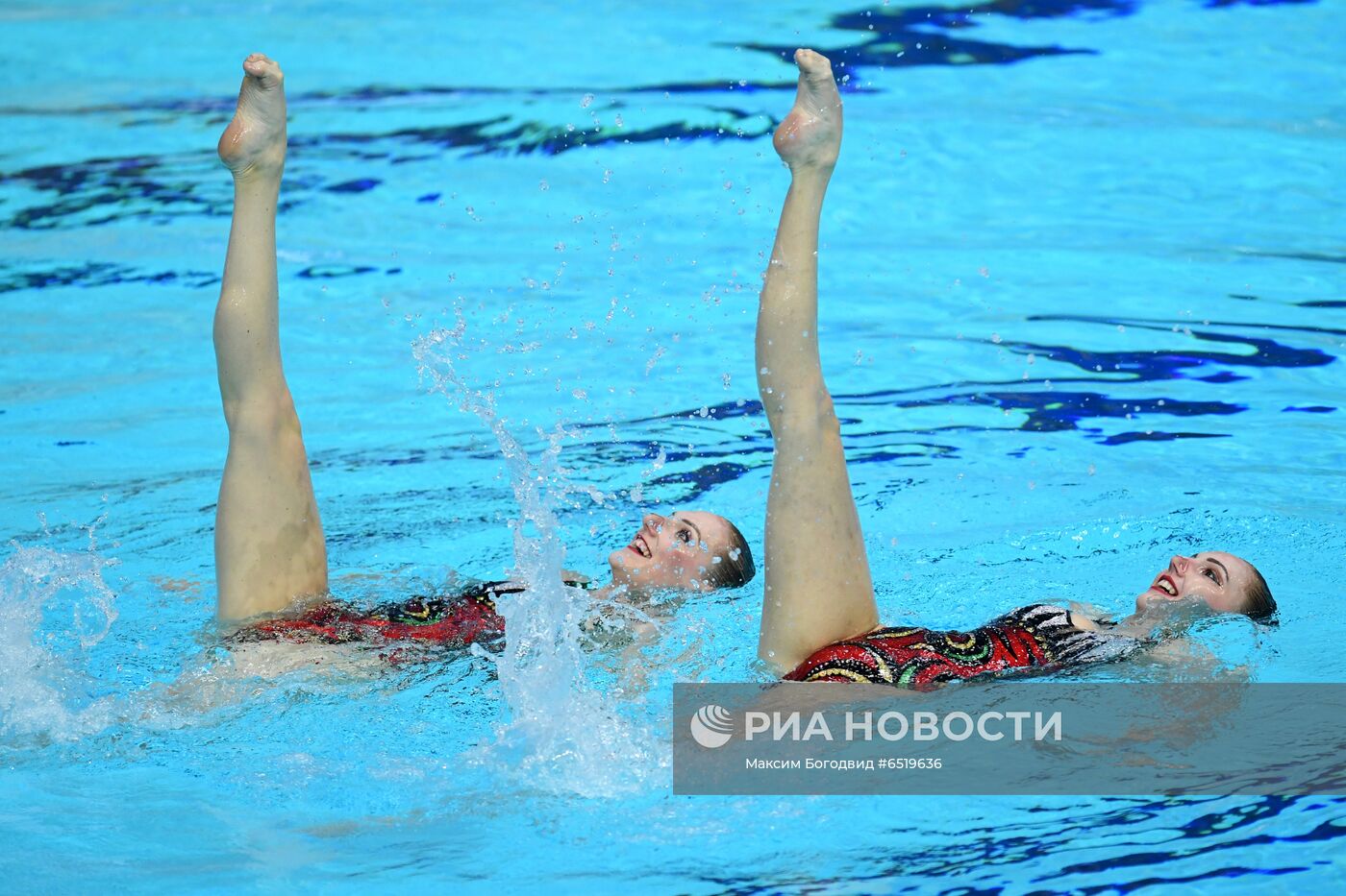 Синхронное плавание. III этап Мировой серии FINA. Дуэт. Техническая программа