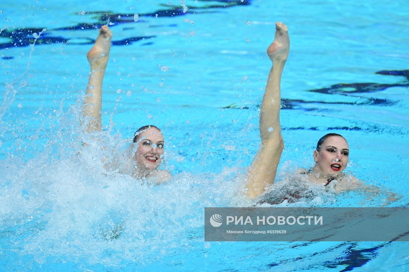 Синхронное плавание. III этап Мировой серии FINA. Дуэт. Техническая программа