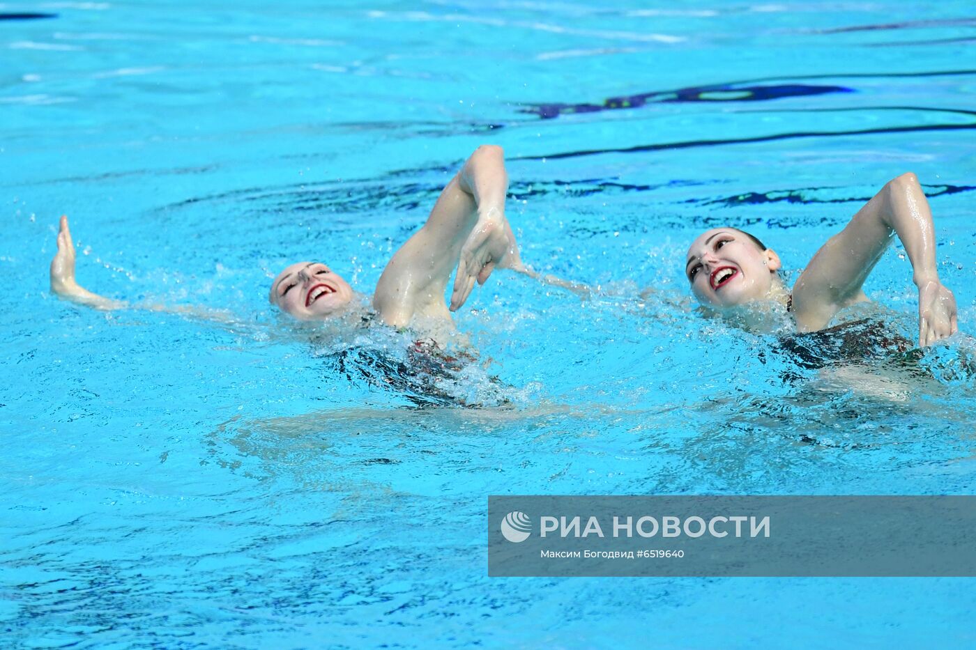 Синхронное плавание. III этап Мировой серии FINA. Дуэт. Техническая программа