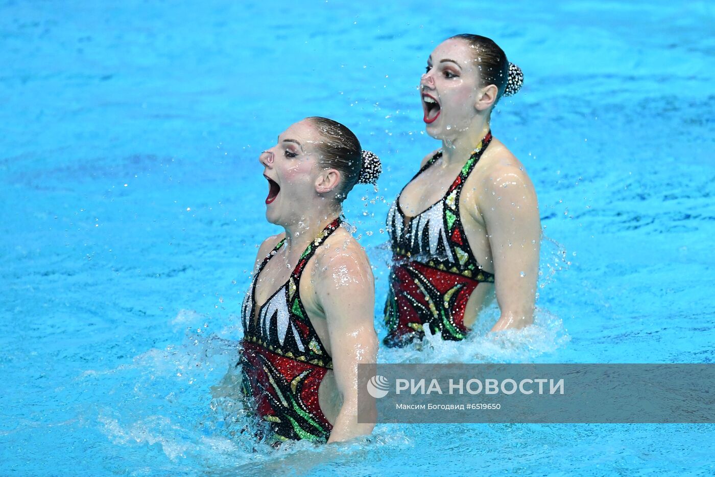 Синхронное плавание. III этап Мировой серии FINA. Дуэт. Техническая программа