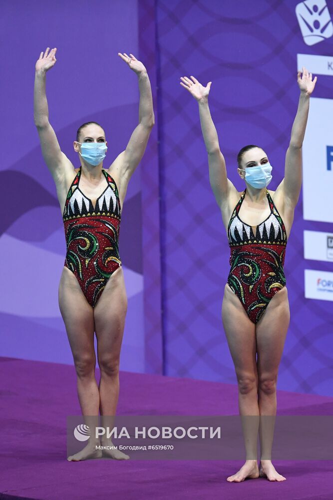 Синхронное плавание. III этап Мировой серии FINA. Дуэт. Техническая программа