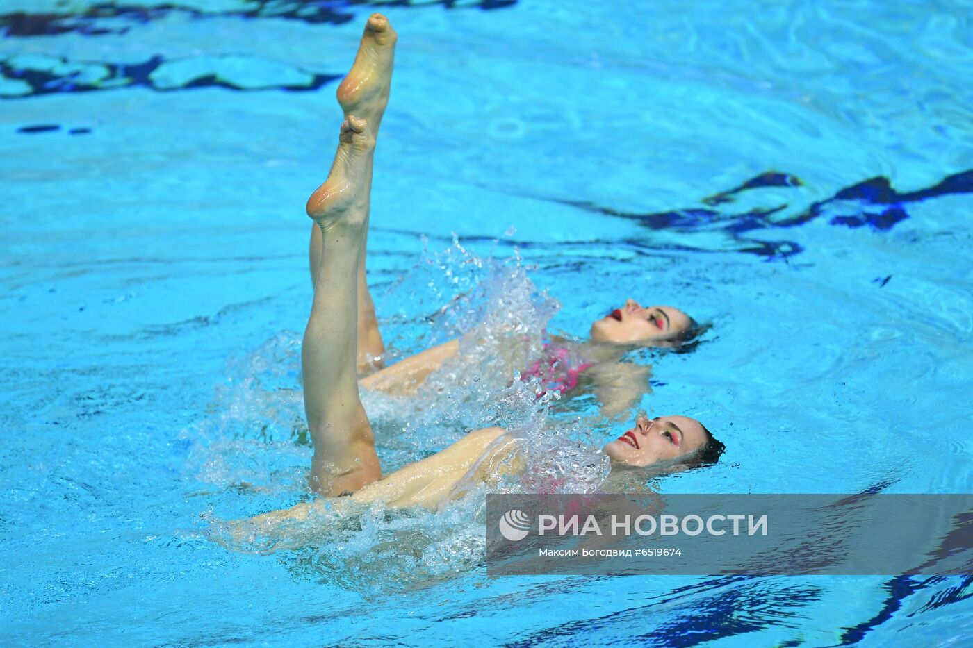 Синхронное плавание. III этап Мировой серии FINA. Дуэт. Техническая программа