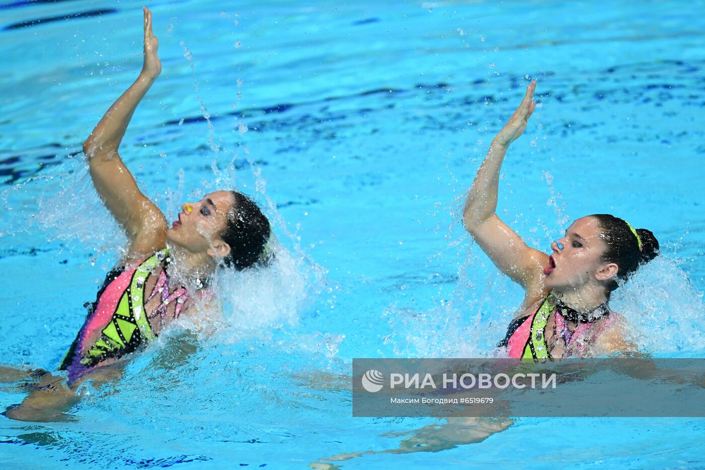 Синхронное плавание. III этап Мировой серии FINA. Дуэт. Техническая программа