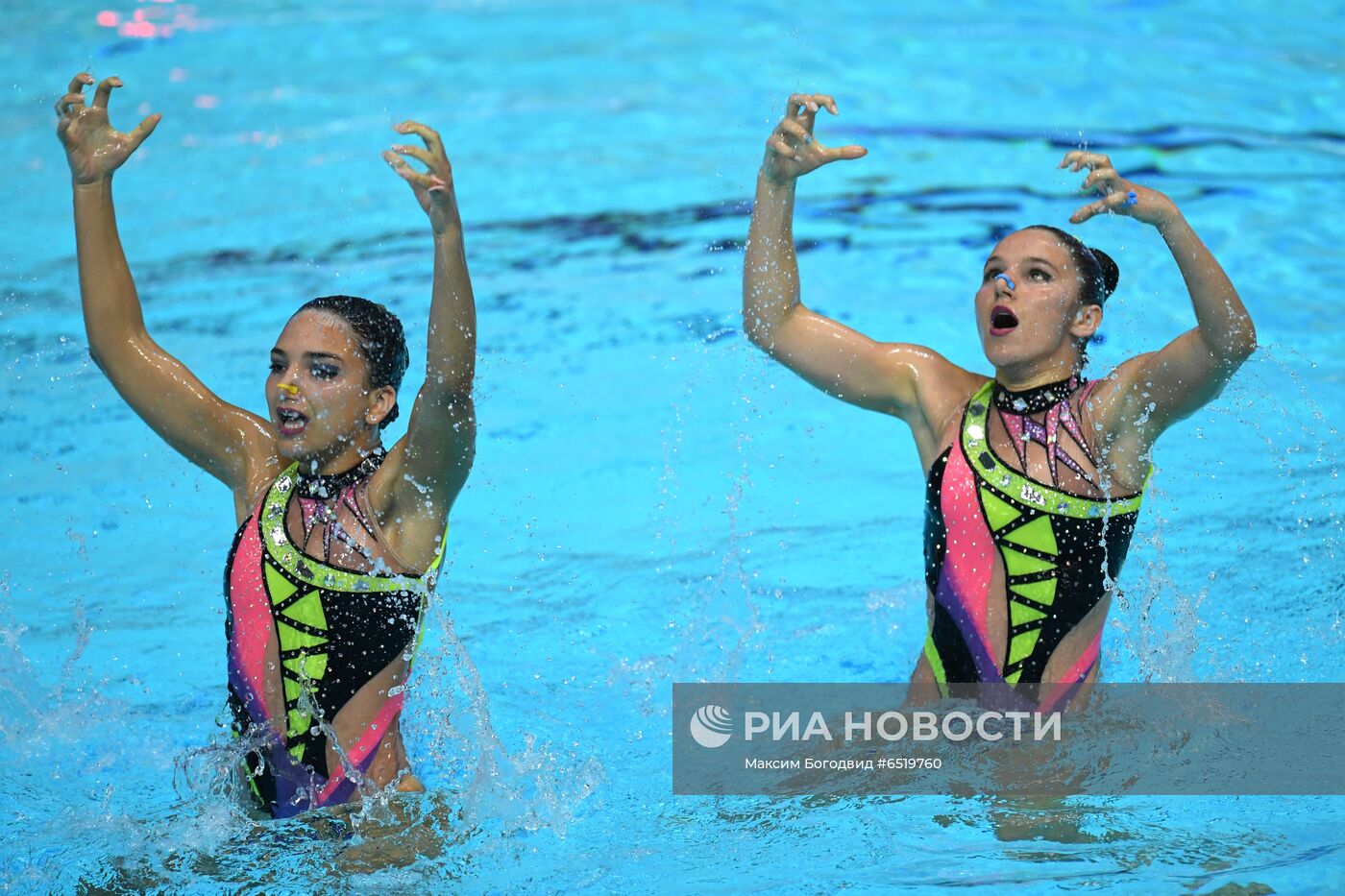 Синхронное плавание. III этап Мировой серии FINA. Дуэт. Техническая программа