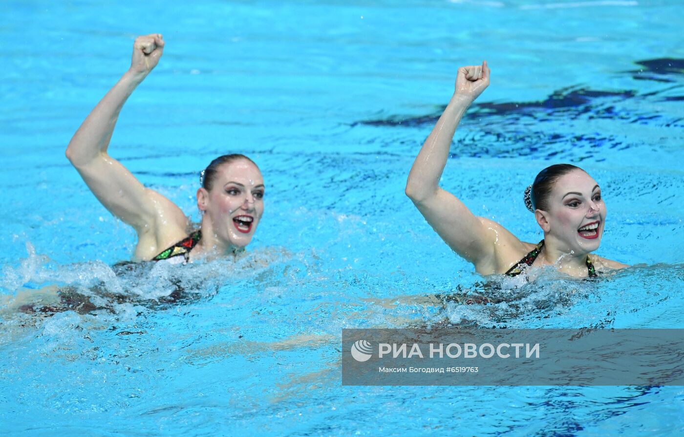 Синхронное плавание. III этап Мировой серии FINA. Дуэт. Техническая программа