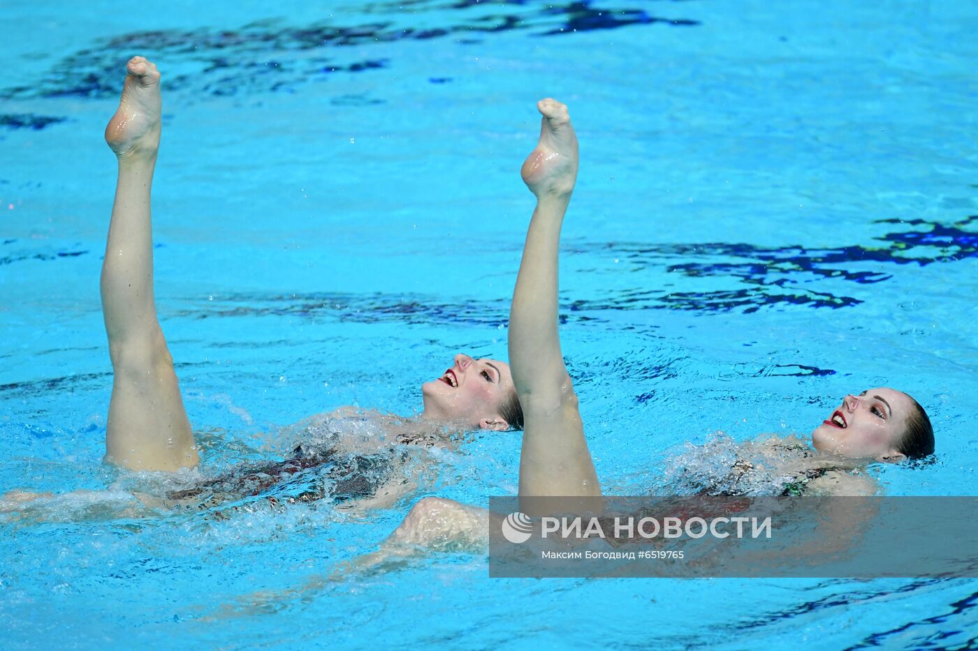 Синхронное плавание. III этап Мировой серии FINA. Дуэт. Техническая программа