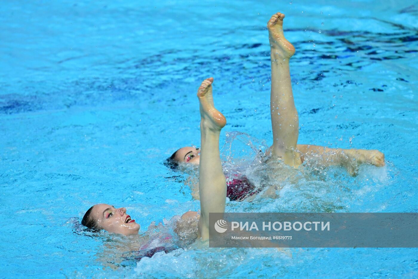 Синхронное плавание. III этап Мировой серии FINA. Дуэт. Техническая программа