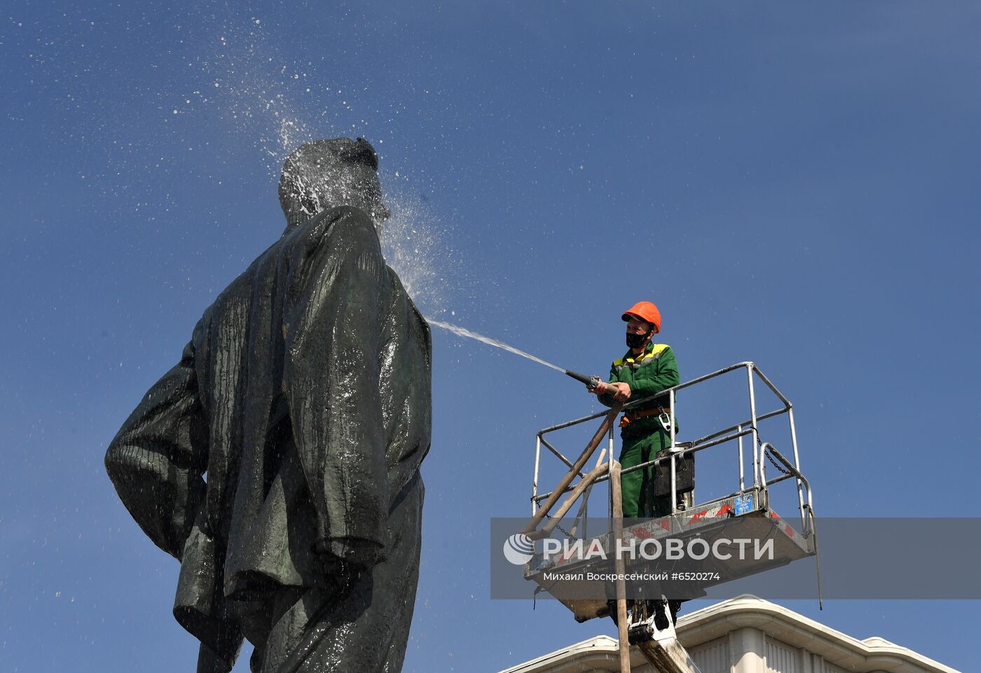 Весеннее благоустройство Москвы