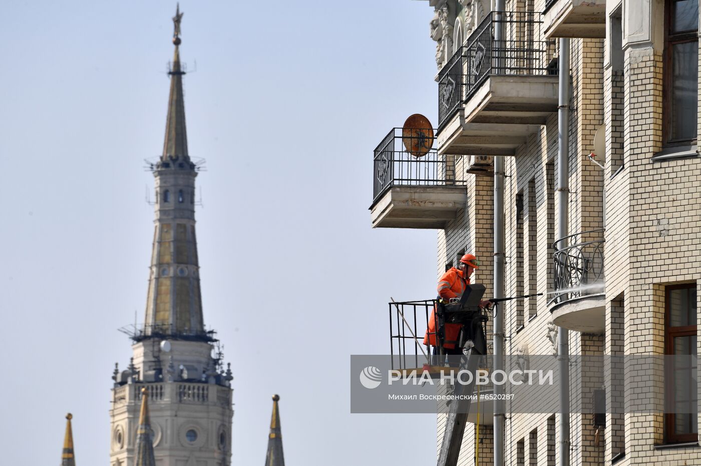 Весеннее благоустройство Москвы