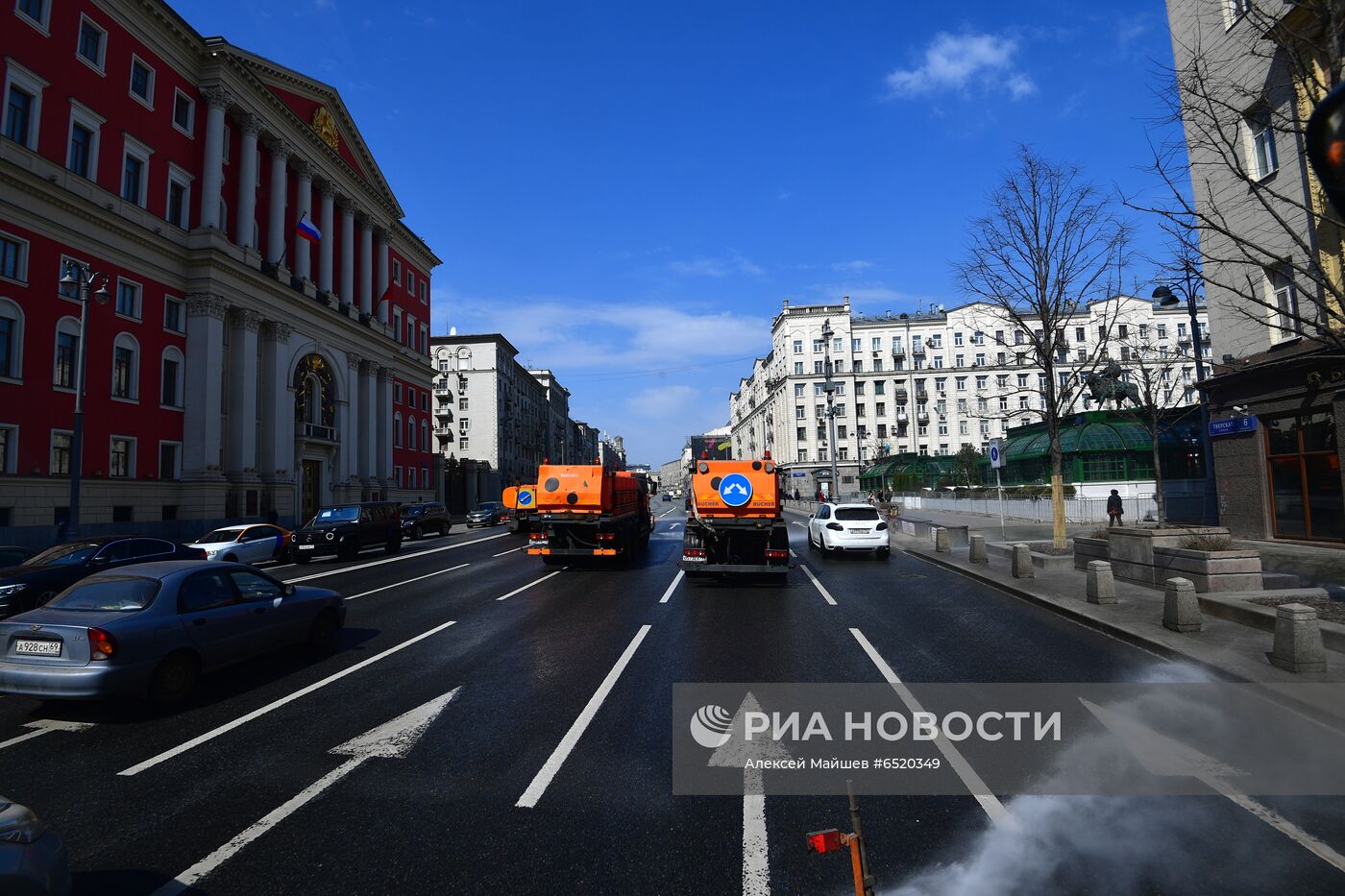 Весеннее благоустройство Москвы