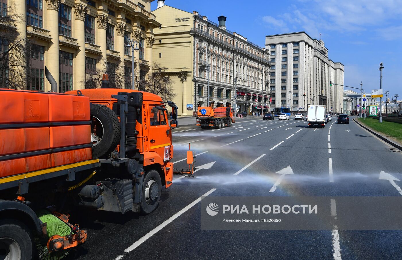 Весеннее благоустройство Москвы