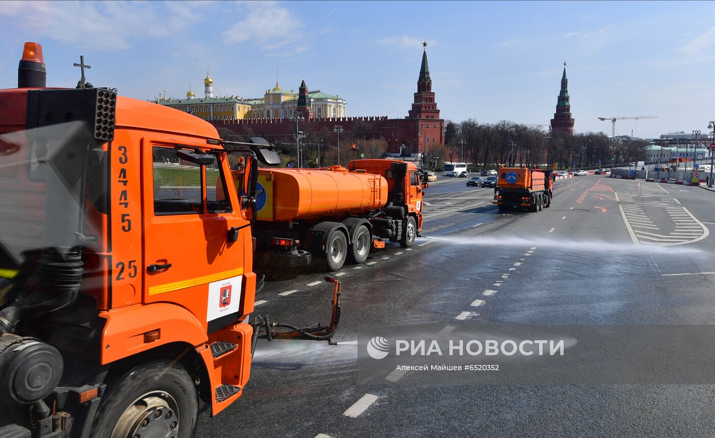 Весеннее благоустройство Москвы