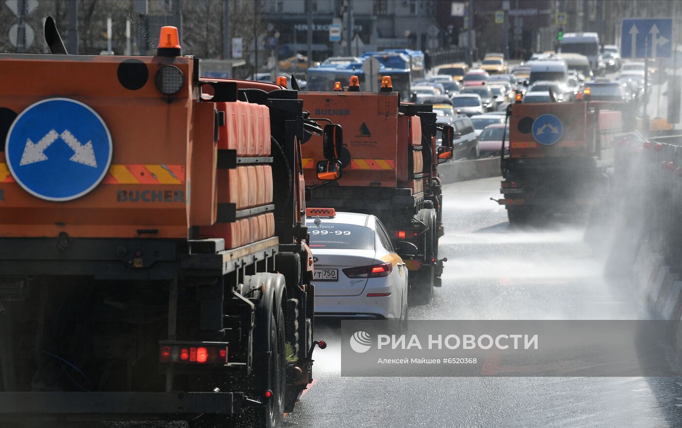 Весеннее благоустройство Москвы