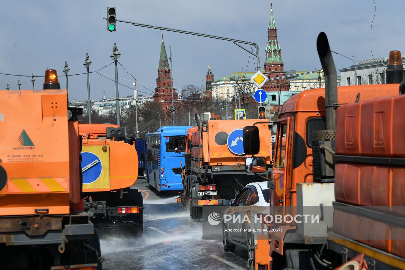 Весеннее благоустройство Москвы