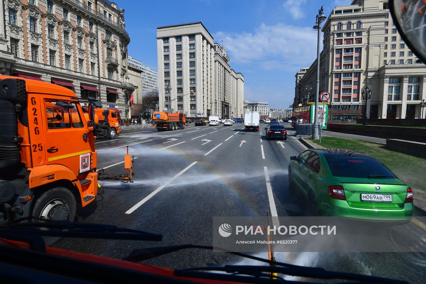 Весеннее благоустройство Москвы