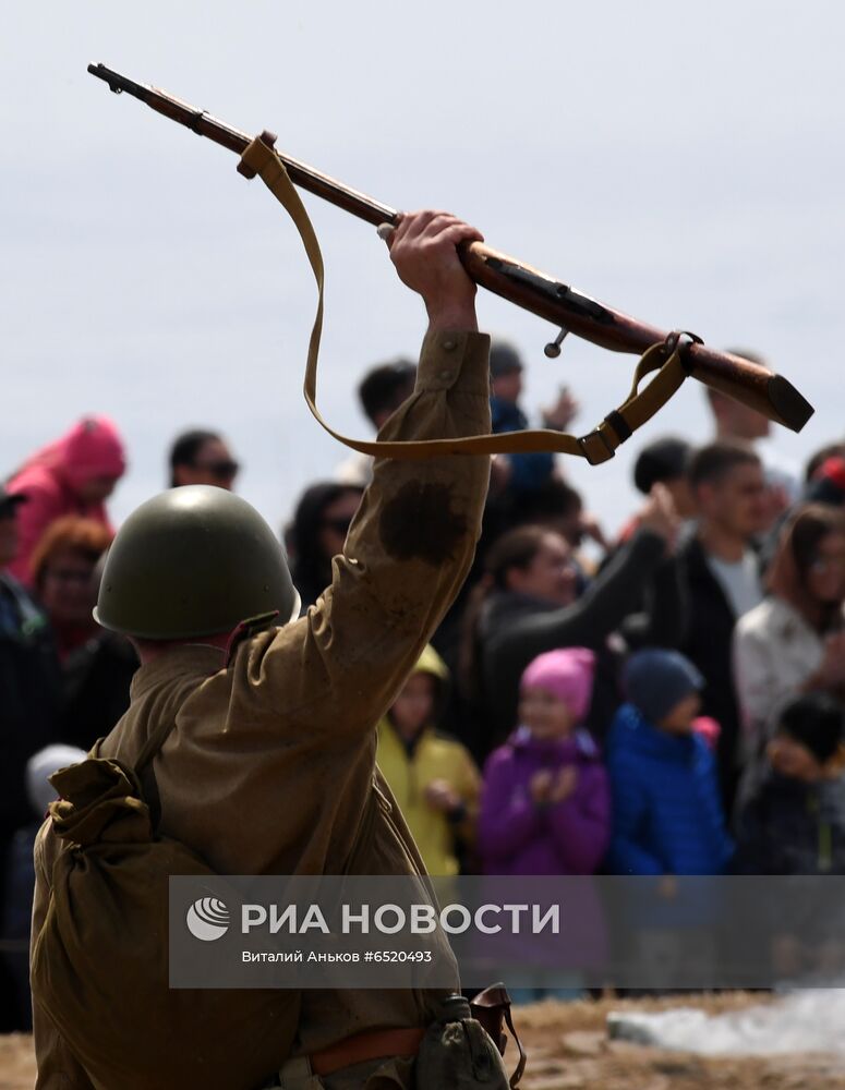 Историческая реконструкция "Штурм Зееловских высот"